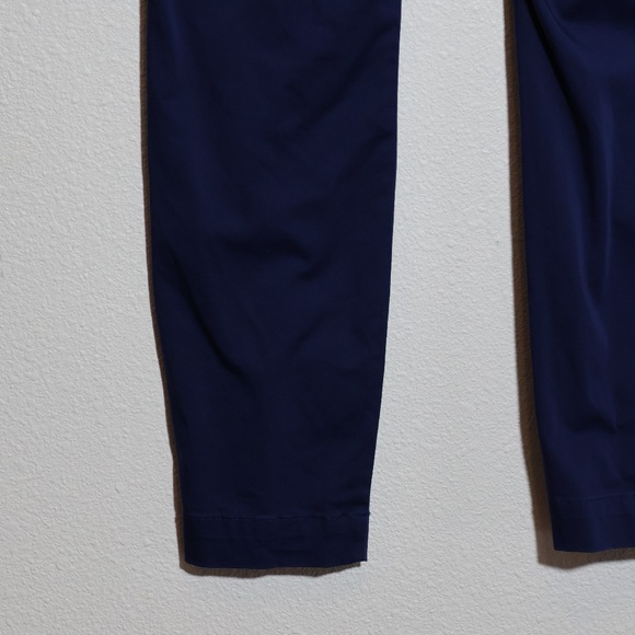 Tommy Bahama Cigarette Navy Blue Slim Boracay Side Zip Pants SIZE 8 - Picture 9 of 9